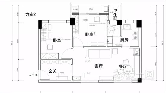 20年屋龄老房逆袭之路 小居室扩容成90平新房